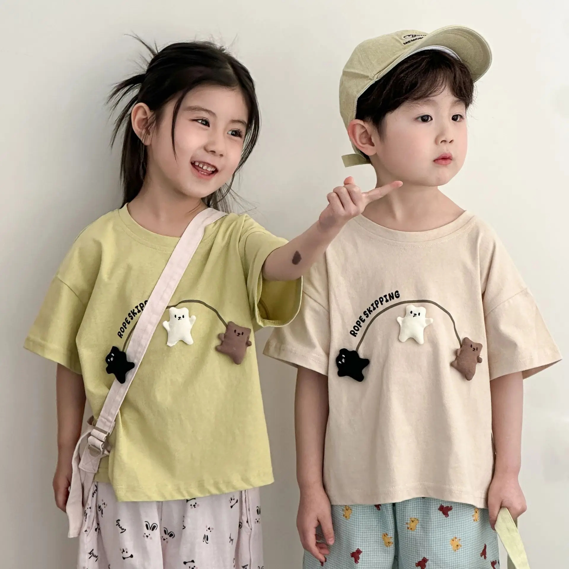 Camiseta manga corta niño con dibujo animado – Algodón verano - imagen 4