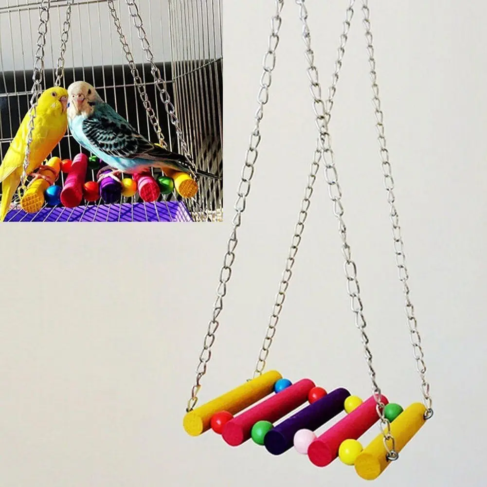 Columpio interactivo para pájaros en forma de amaca - imagen 2