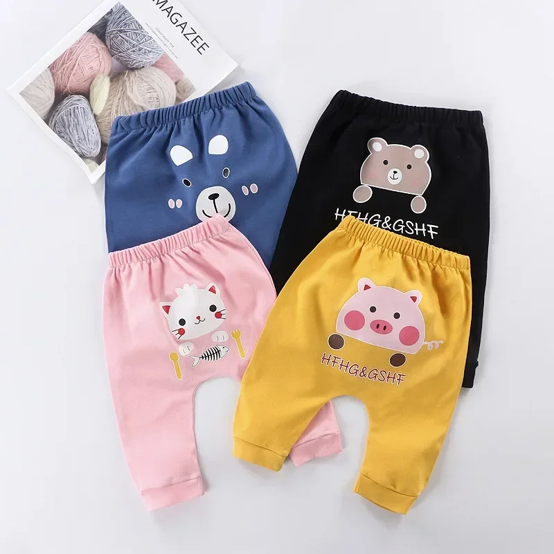 Pantalones de algodón para bebé estilo harem – Primavera y otoño - imagen 4