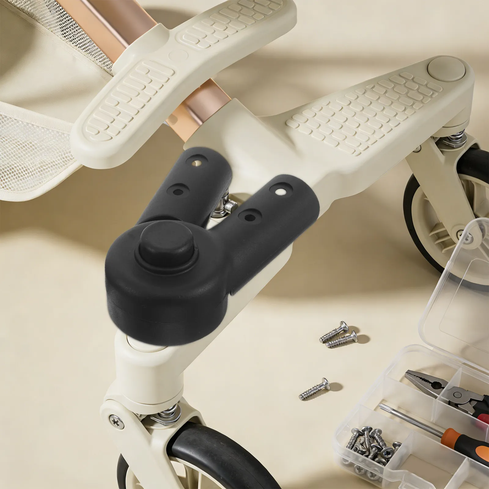 Adaptador universal de unión para cochecito infantil negro - imagen 4