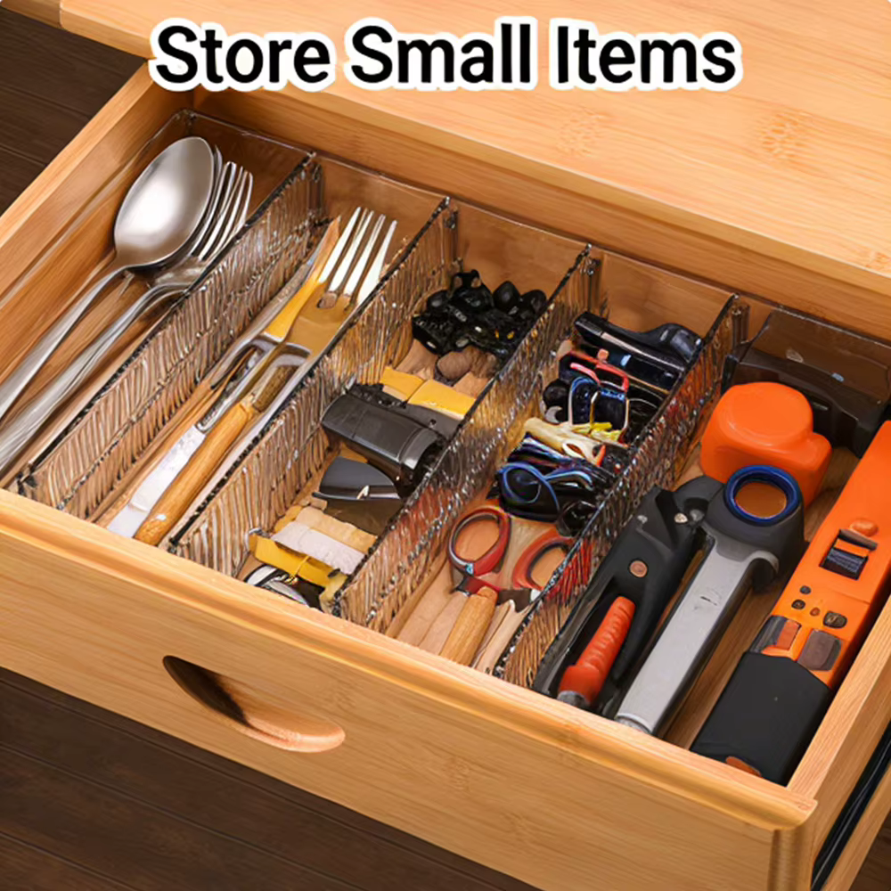 Divisores para cajones de cocina: organización compacta del hogar - imagen 5