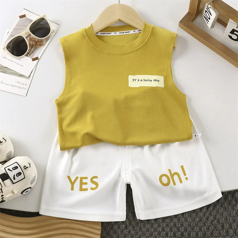 Pantalón corto conjunto niño verano