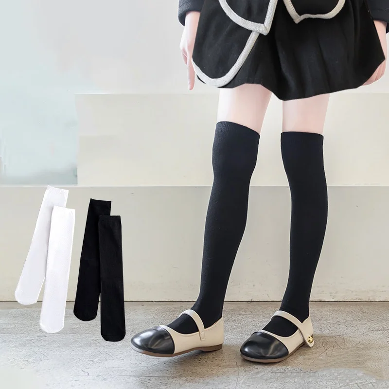 Calcetines por encima de rodilla niñas – Estudiante primavera verano - imagen 3