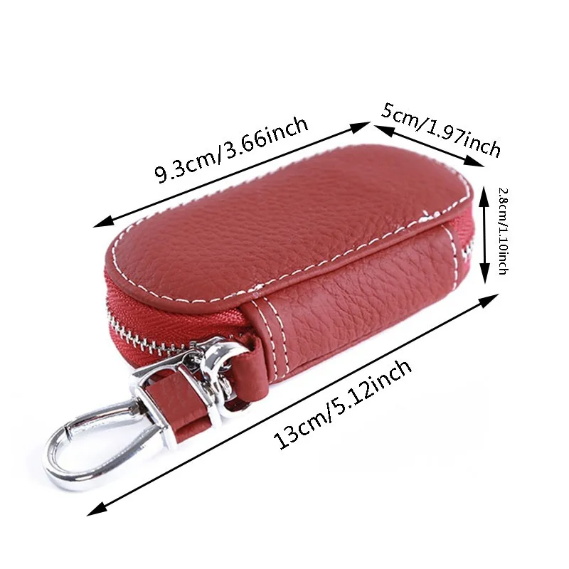 Funda para llaves de coche en cuero PU con cremallera - imagen 4