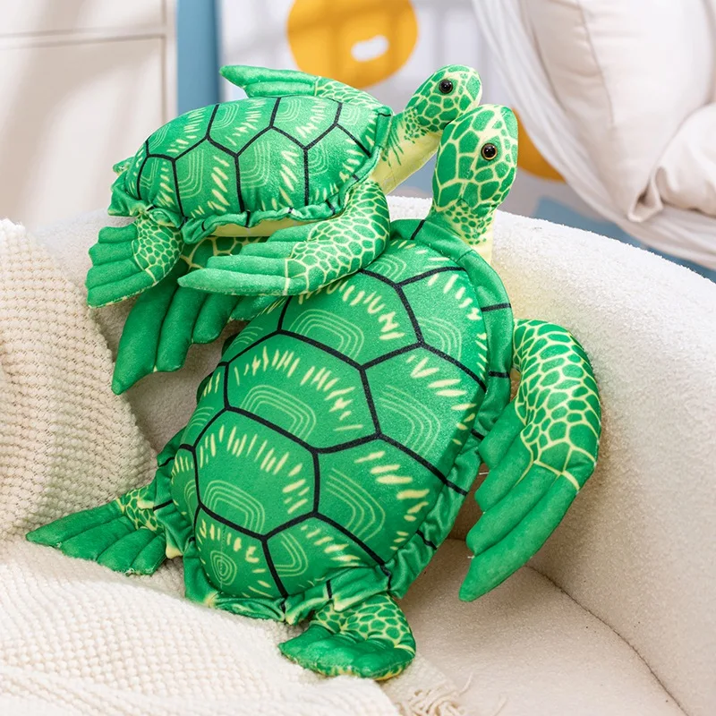 Peluche tortuga sentado, cálido y acogedor, regalo para niños - imagen 3