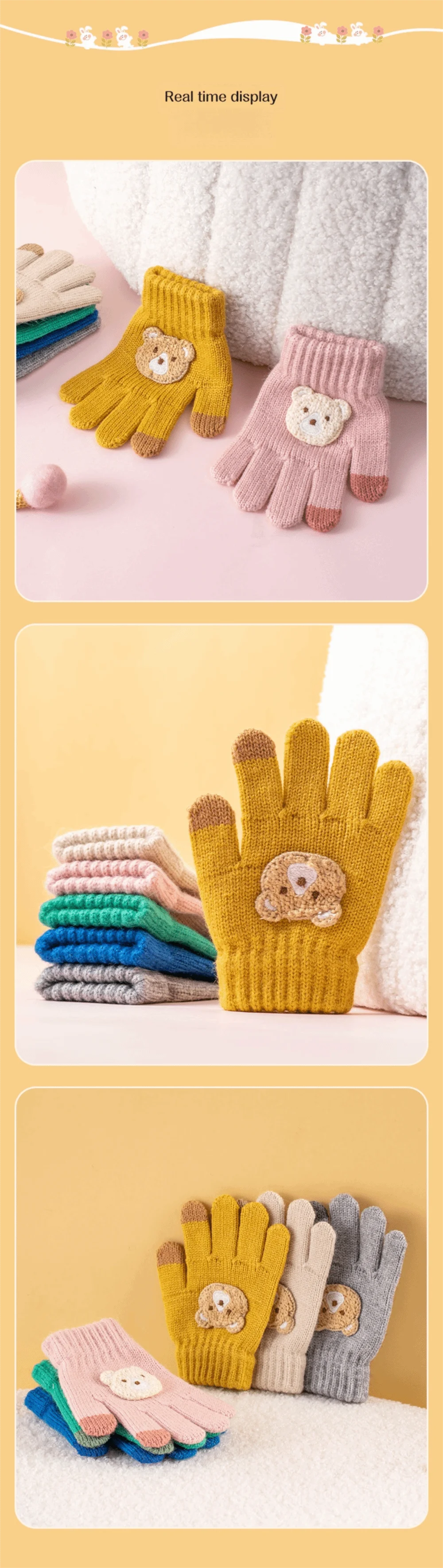 Guantes con dedos completos para mayor cobertura
