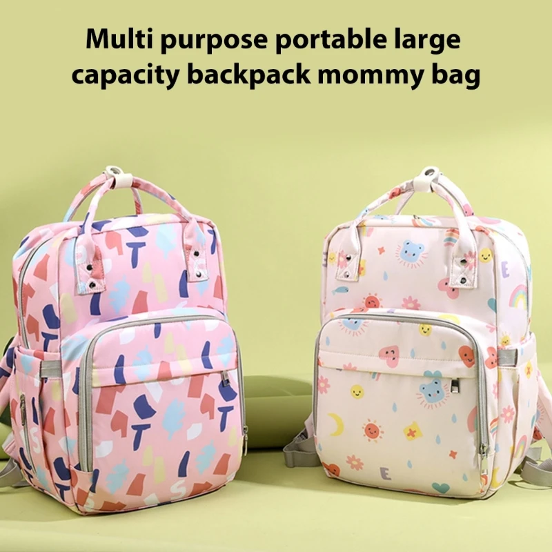 Mochila pañales grande con correas cómodas – Esencial para mamá y bebé - imagen 5