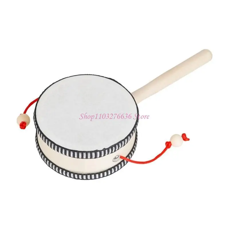 Sonajero de madera tradicional para bebé recién nacido, educativo - imagen 4