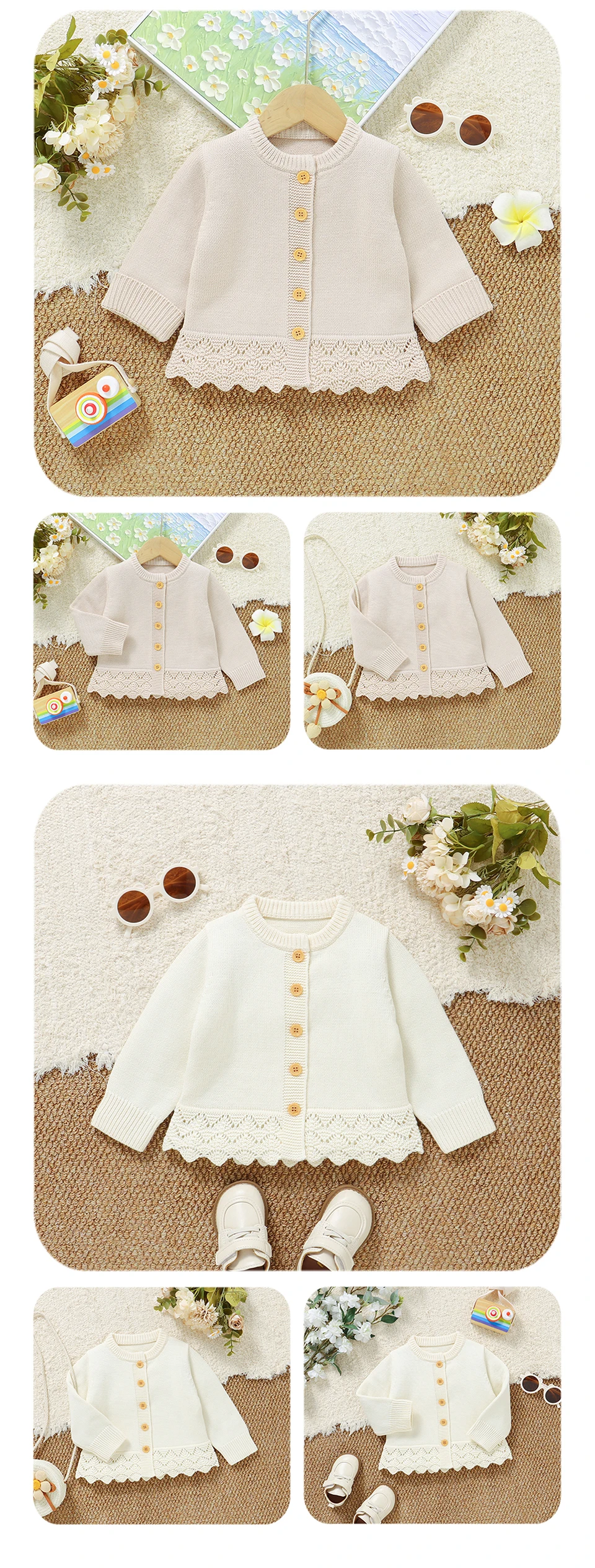 Chaquetas de punto para infantes