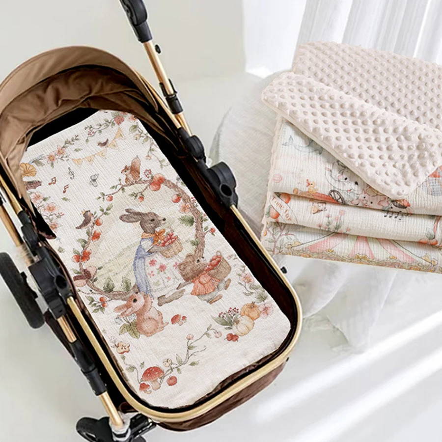 Cojín universal lavable de algodón acolchado para cochecito bebé - imagen 3