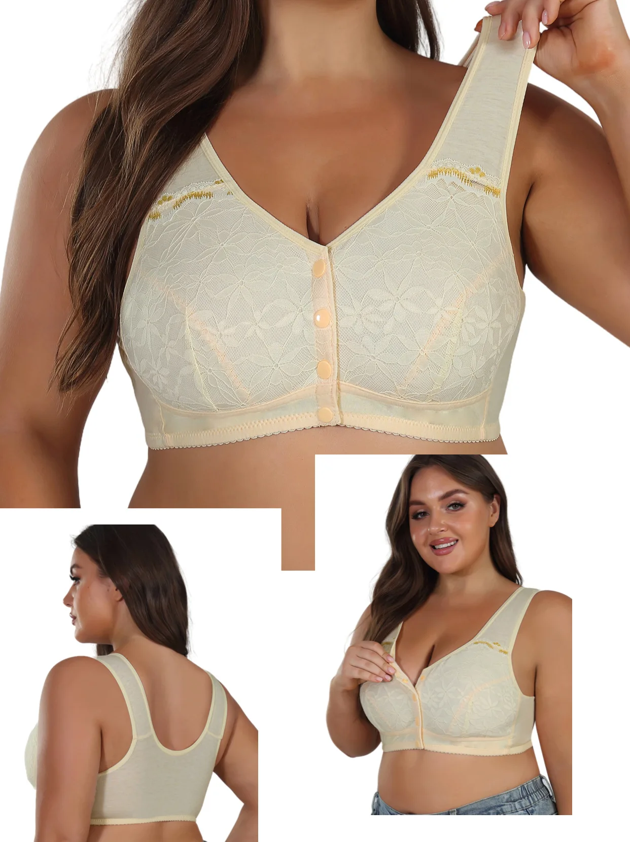 Sujetador de lactation sin costuras en pack