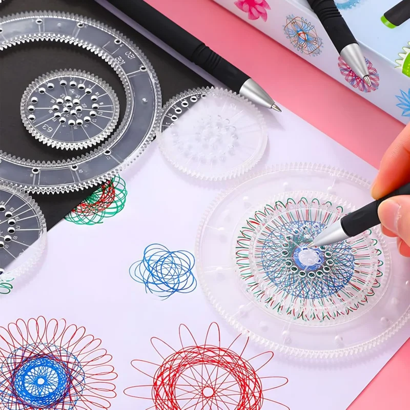 Kit de dibujo de arte en espiral con bolígrafos de colores - imagen 5