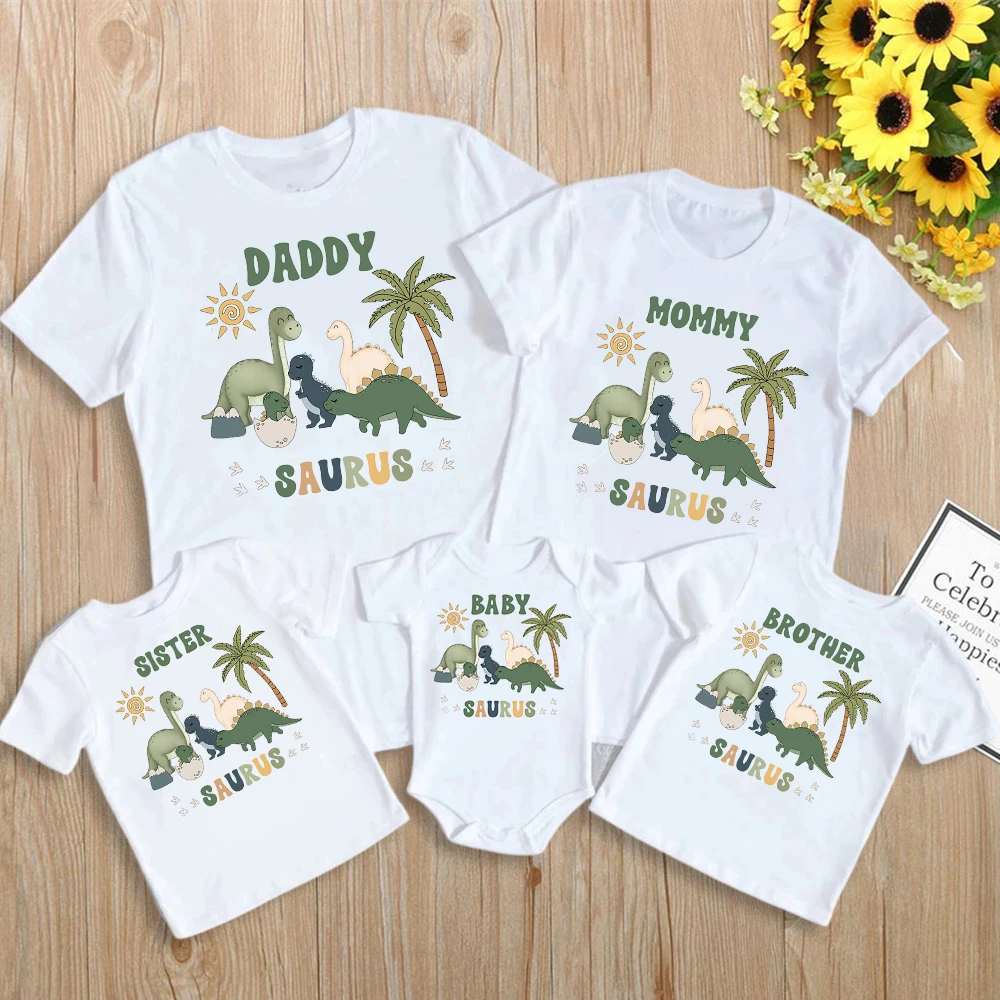 Conjunto familiar con dinosaurios para padres e hijos - imagen 5