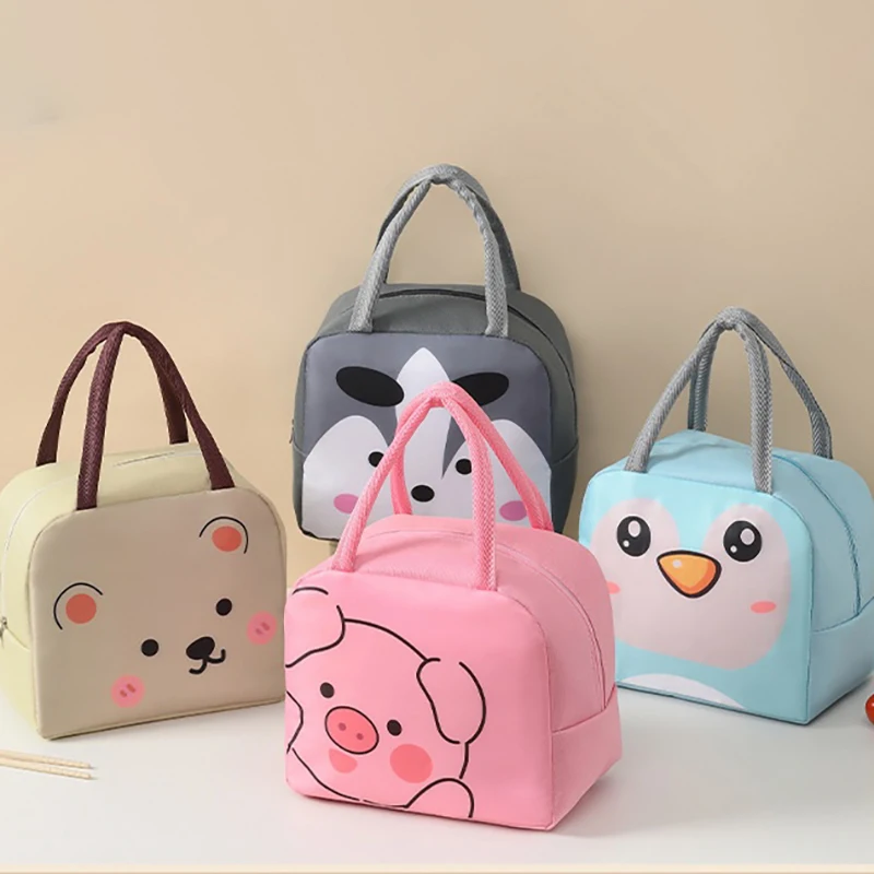 Bolsa de almuerzo infantil con dibujos animados - Oxford aislante - imagen 2