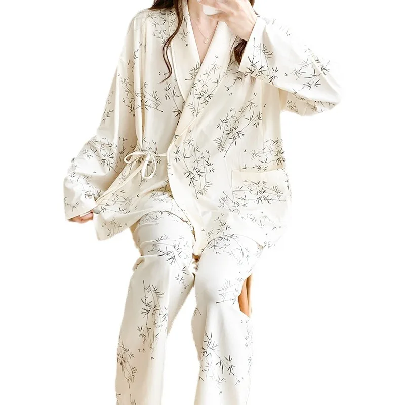 Pijama embarazo lactancia con ropa dormir fresca verano suave ligera - imagen 2