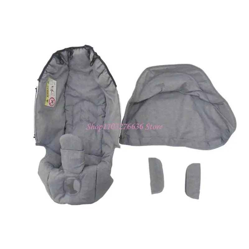 R6FD Cojín plegable para bebé – colchón cochecito multifunción frío - imagen 4