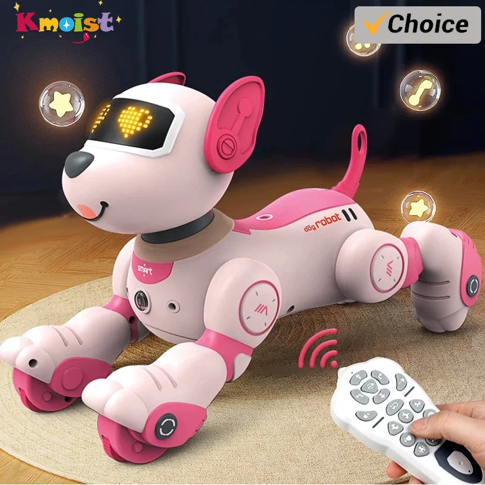 Robot RC inteligente programable con luces LED y sonido para niños - imagen 4