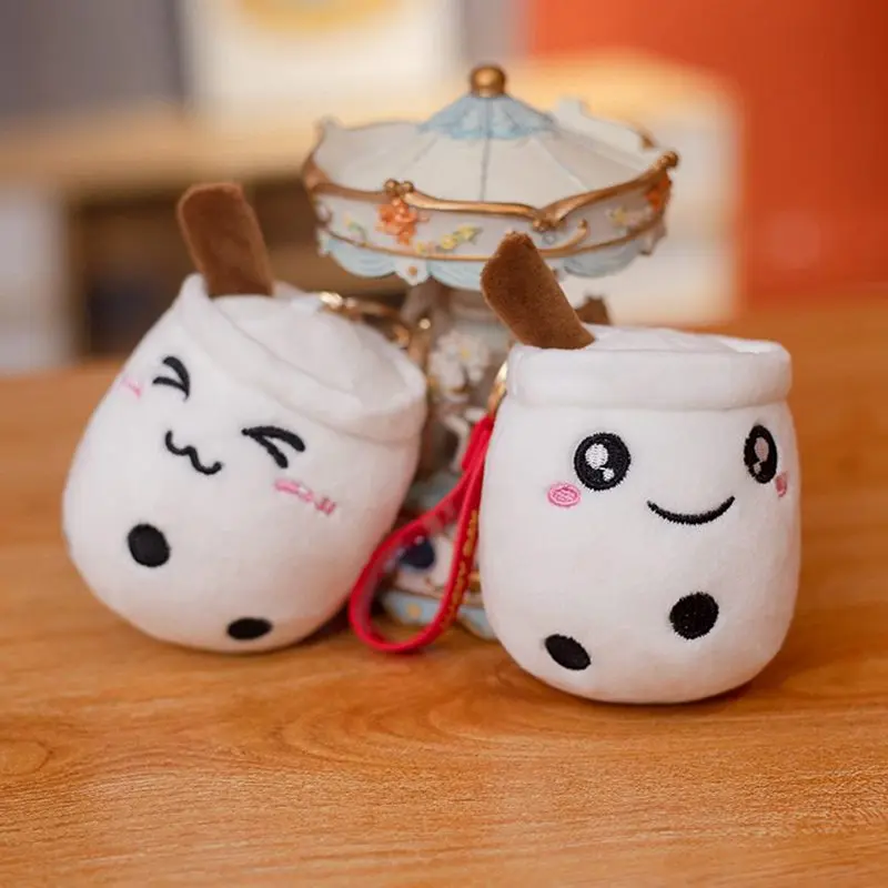 Llavero de peluche en taza de té – Accesorio infantil kawaii - imagen 3