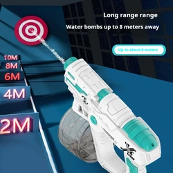 Pistola de agua eléctrica automática continua para piscina y playa