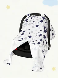 Capota para cochecito de bebé con estrellas – tejido suave