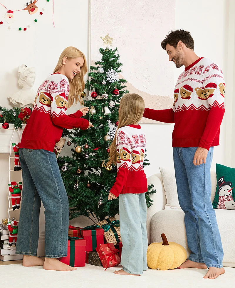Watm Jerséis navideños a juego para toda la familia - imagen 5