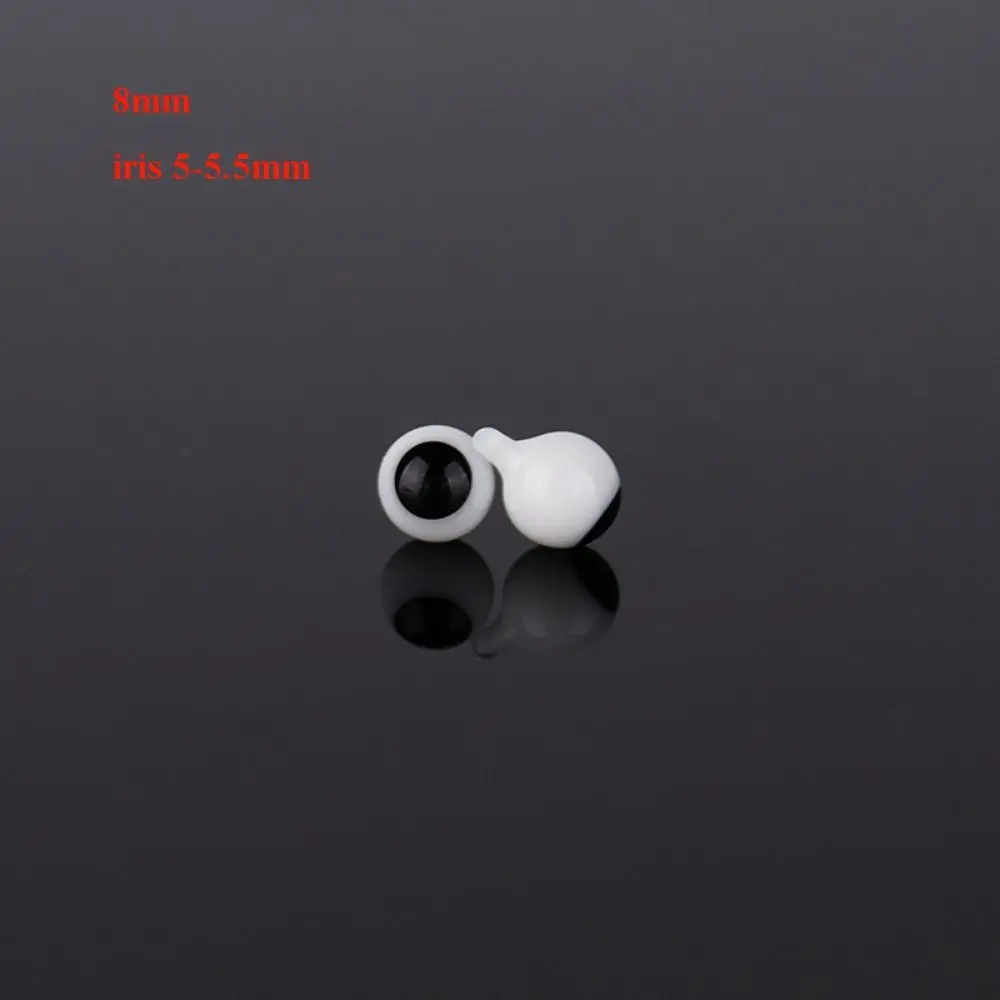 BJD-OB11: ojos de cristal negros para muñecas y manualidades