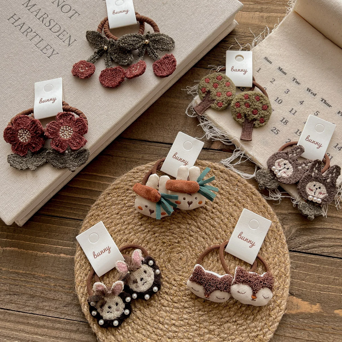 Diademas para niñas con conejito y cintas elásticas versátiles - imagen 4