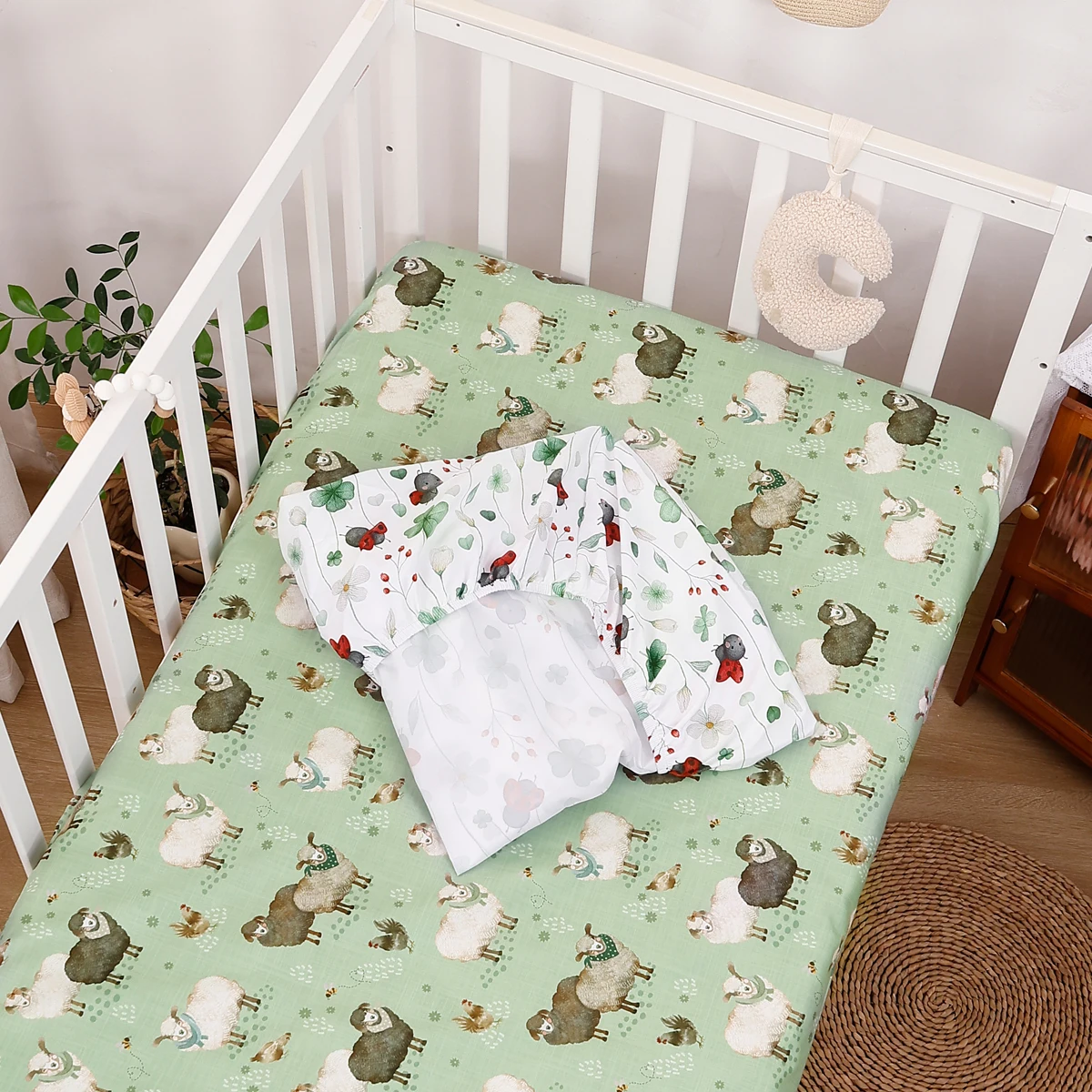 Kangobaby juego de sábanas para cuna bebé My Soft Life - imagen 3