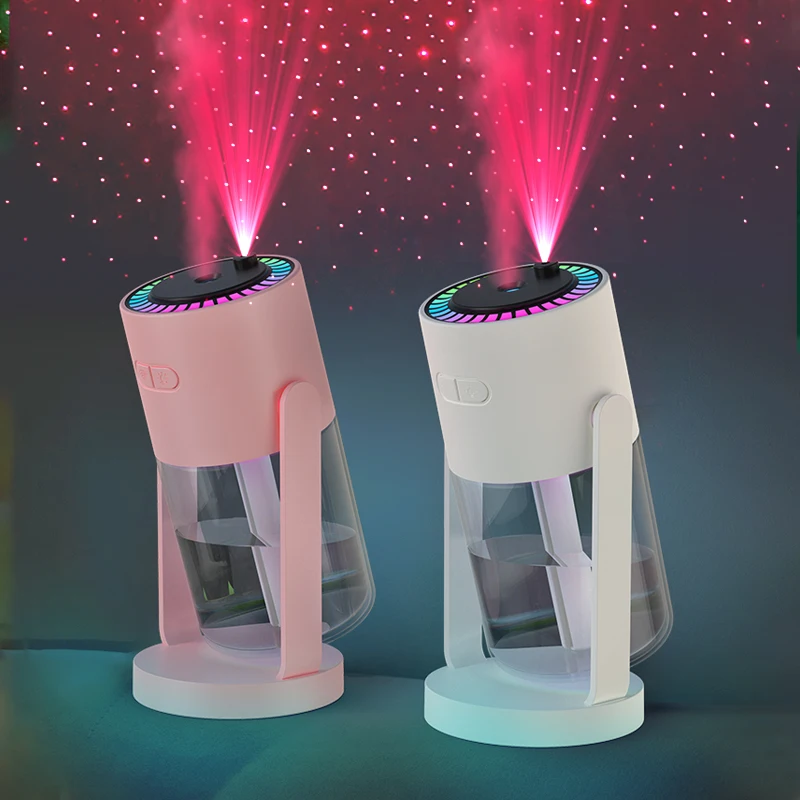 Humidificador de aire USB para coche con proyección cielo estrellado - imagen 2