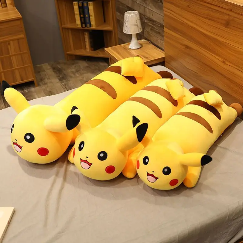 Muñeco de peluche Pikachu grande Pokémon, cojín decorativo - imagen 5