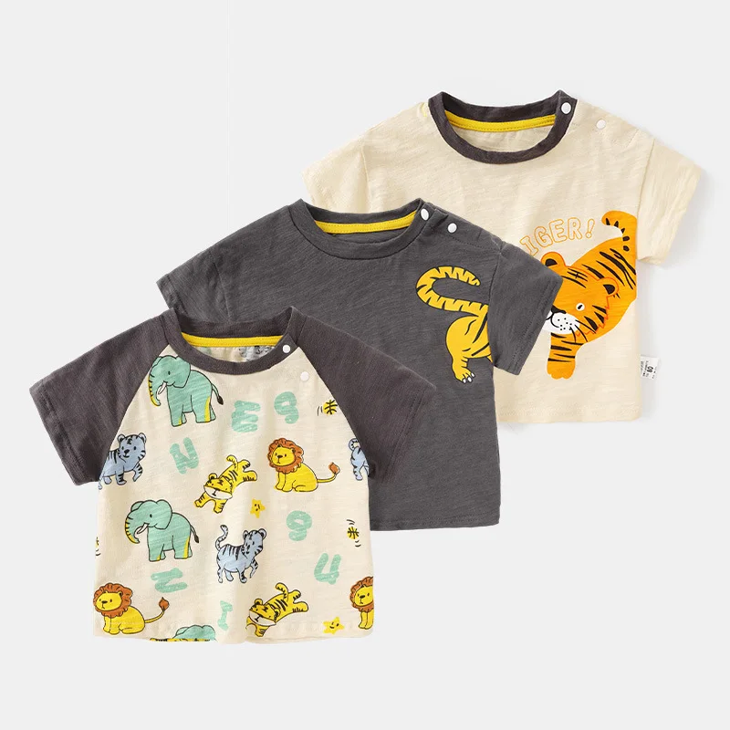 MILANCEL Camiseta de tigre para niña - Manga corta - imagen 2
