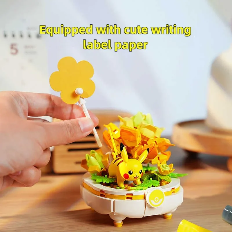Bloques de construcción Pokémon Pikachu Togepi – Juguete escritorio - imagen 2