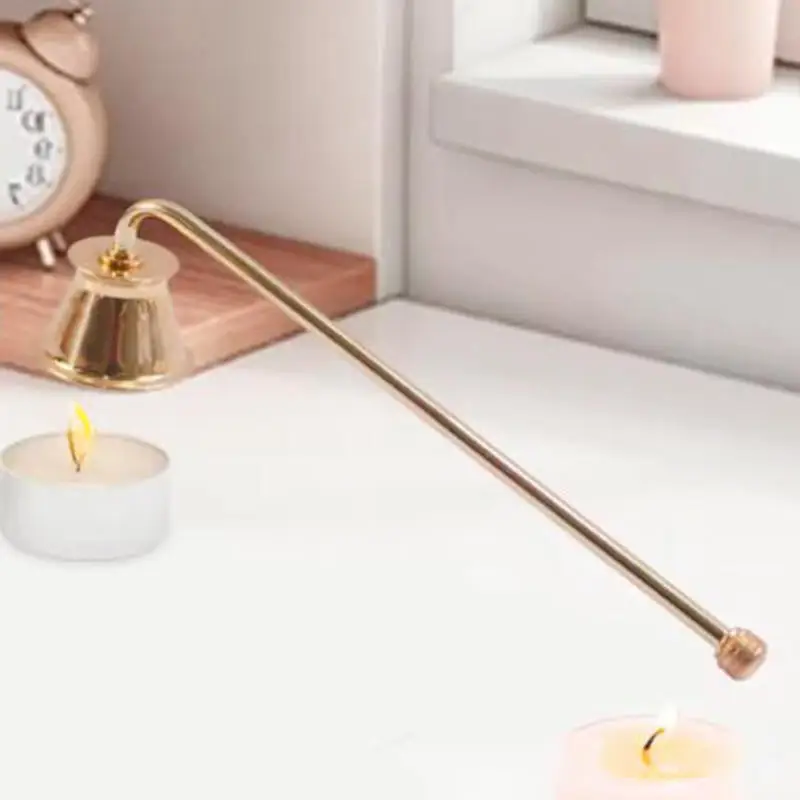 Apagavelas de campana sin humo para velas, herramienta manual