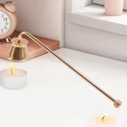 Apagavelas de campana sin humo para velas, herramienta manual