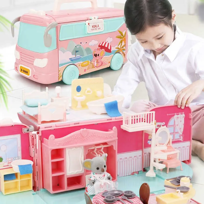 Casa de muñecas Koala con muebles y accesorios en miniatura - imagen 4