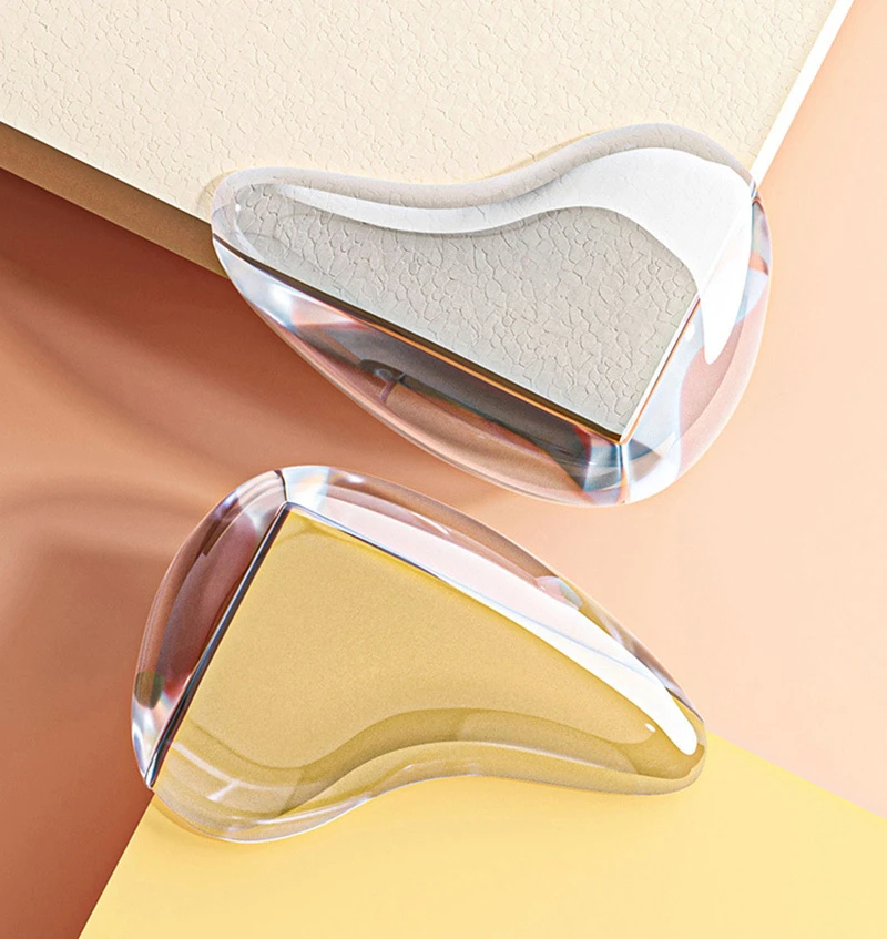 Esquina de protección de silicona transparente para bebés