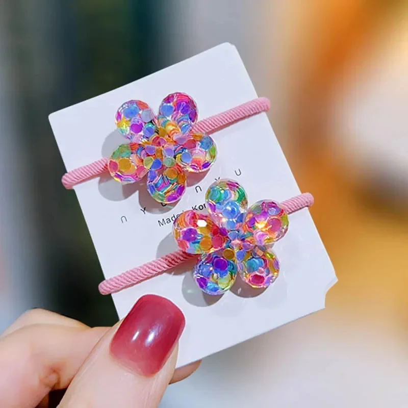 Diademas con lentejuelas elásticas estilo princesa para niña - imagen 5