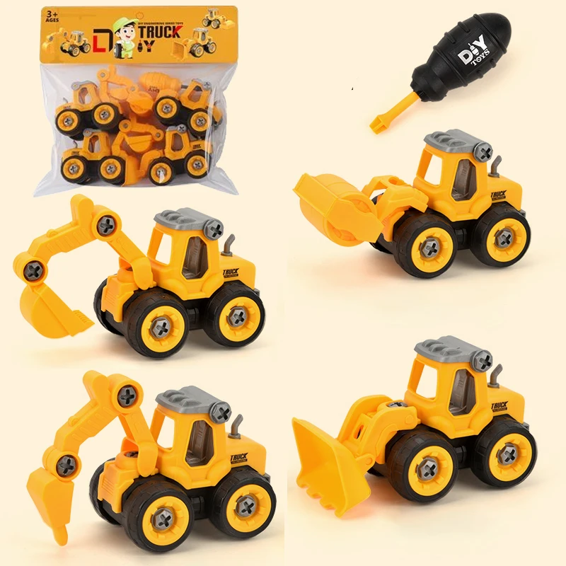 Juguete educativo de construcción para niños – Montaje vehículos
