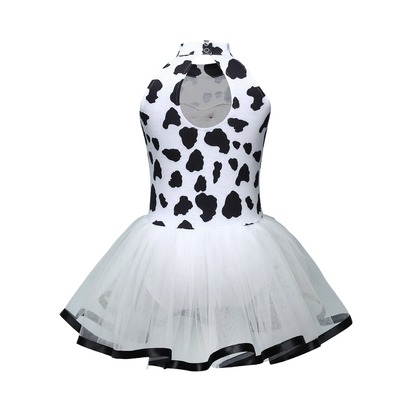 Vestido de ballet para niñas con lentejuelas sin mangas - imagen 4