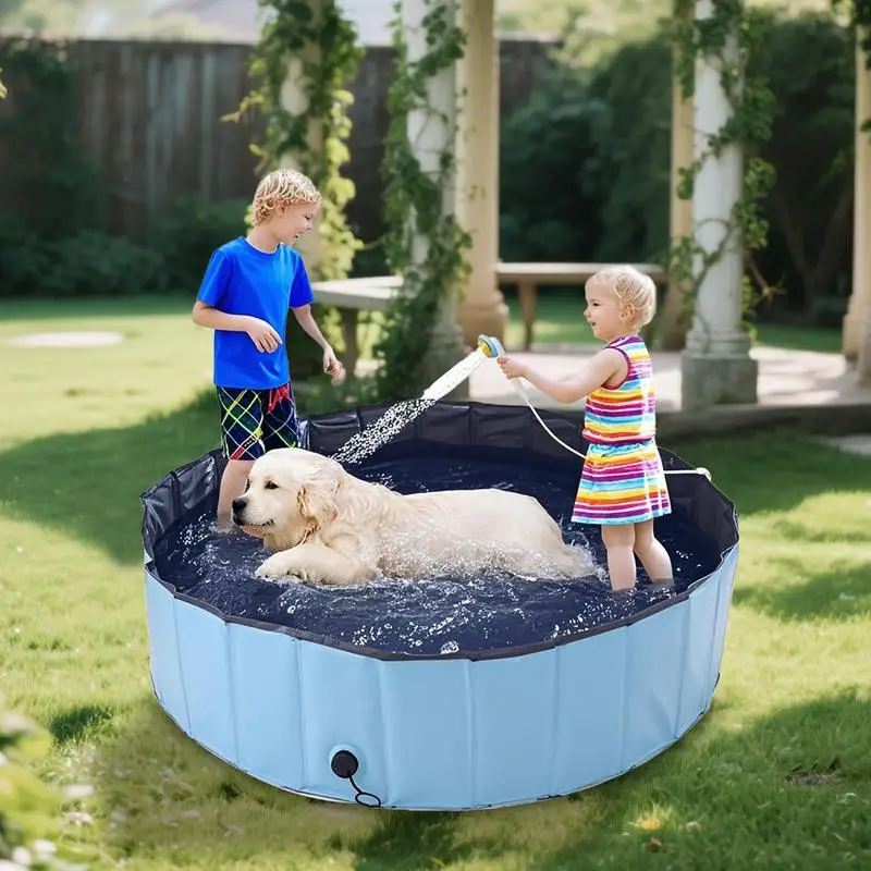 Piscina plegable antideslizante para niños y juegos de agua - imagen 4