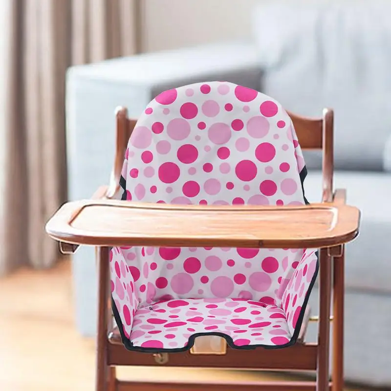 Cojín para silla alta con funda suave lavable y plegable - imagen 5