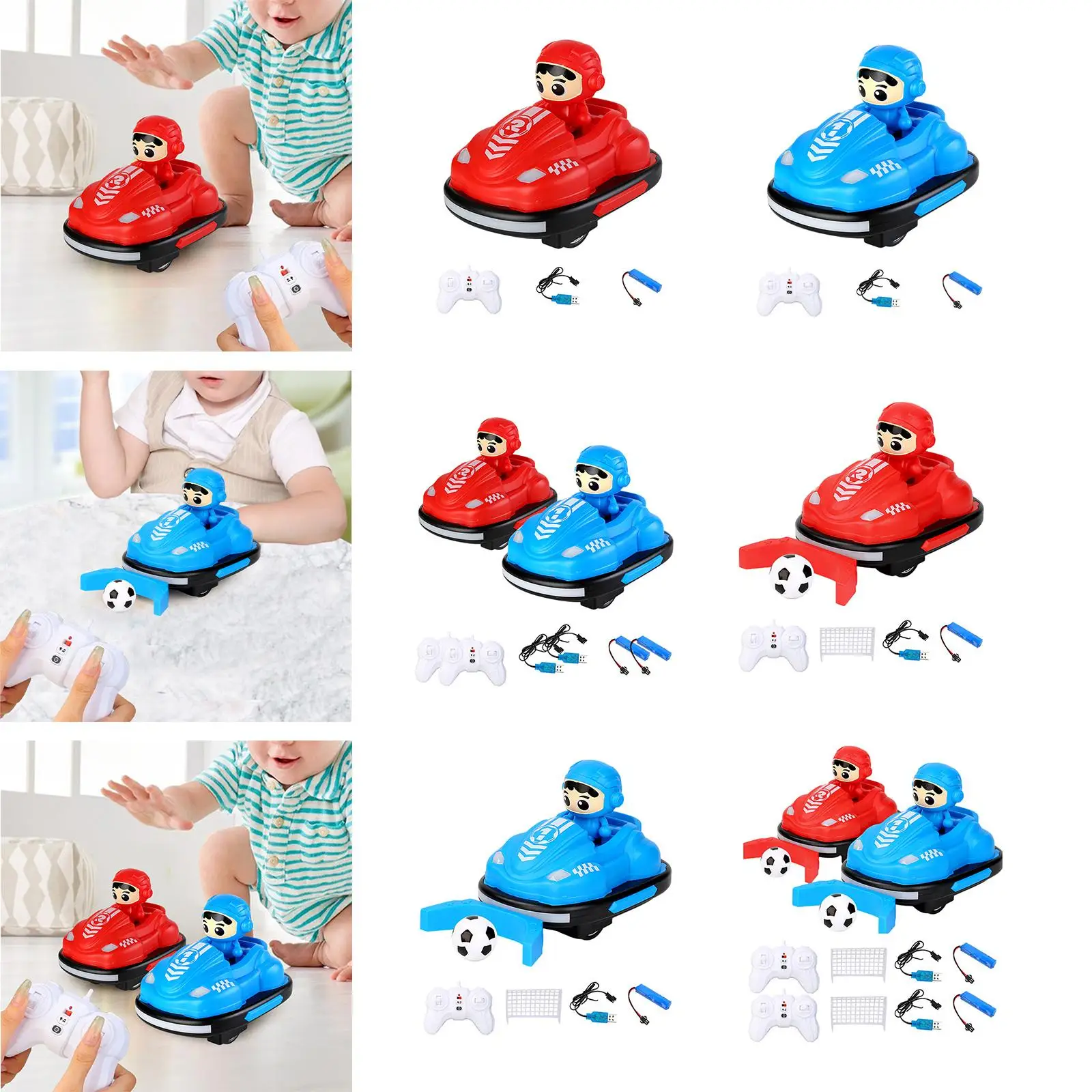 Coche RC teledirigido resistente de carreras con eyección para niños - imagen 3