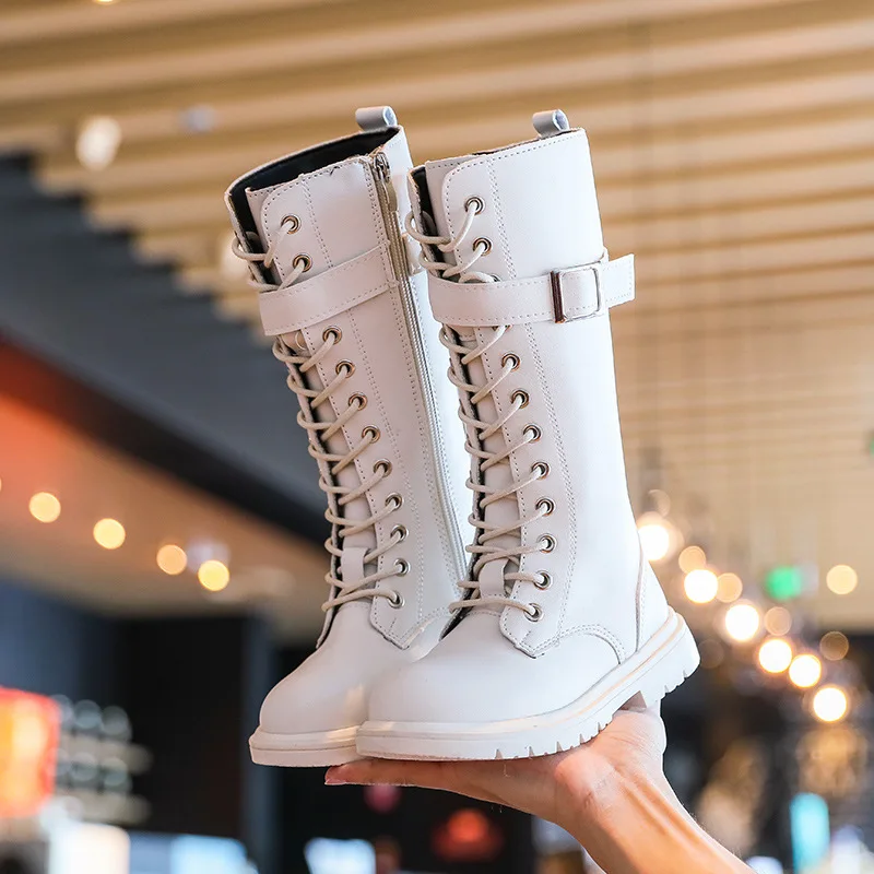 Botas de cuero para niña – Estilo elegante otoño - imagen 4