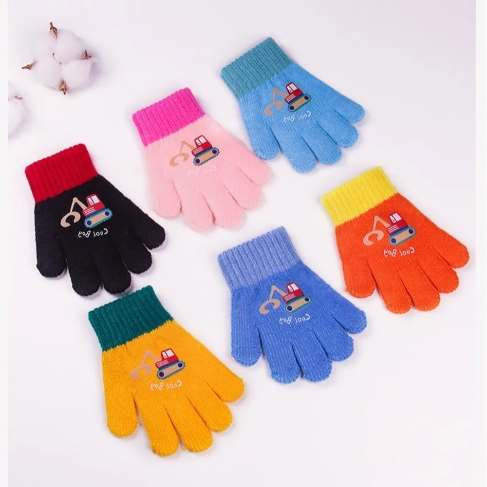 Guantes de punto con dibujos para niños – Invierno - imagen 5