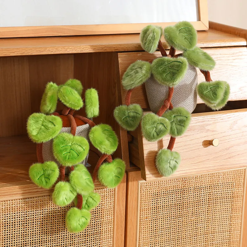 Planta de peluche Pothos en maceta para decoración y regalo - imagen 3