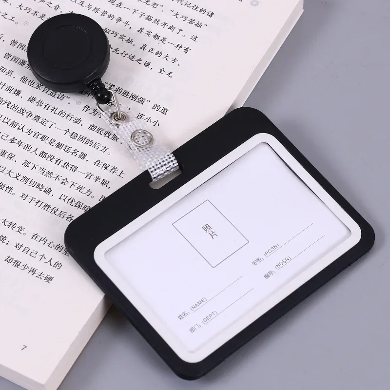 Porta credenciales infantil con cordón – Funda transparente escolar