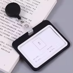 Porta credenciales infantil con cordón – Funda transparente escolar