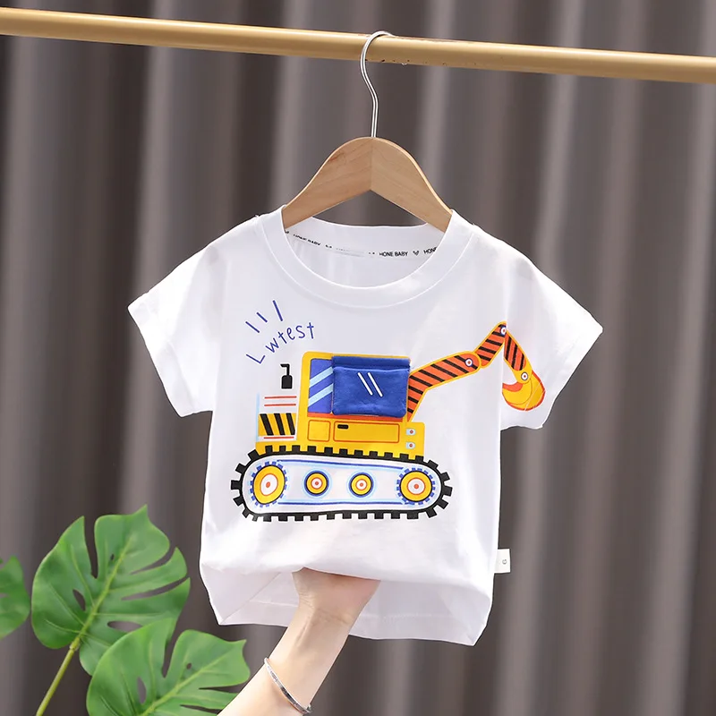 Conjunto bebé niño algodón camiseta manga corta y bermudas vaqueras - imagen 5