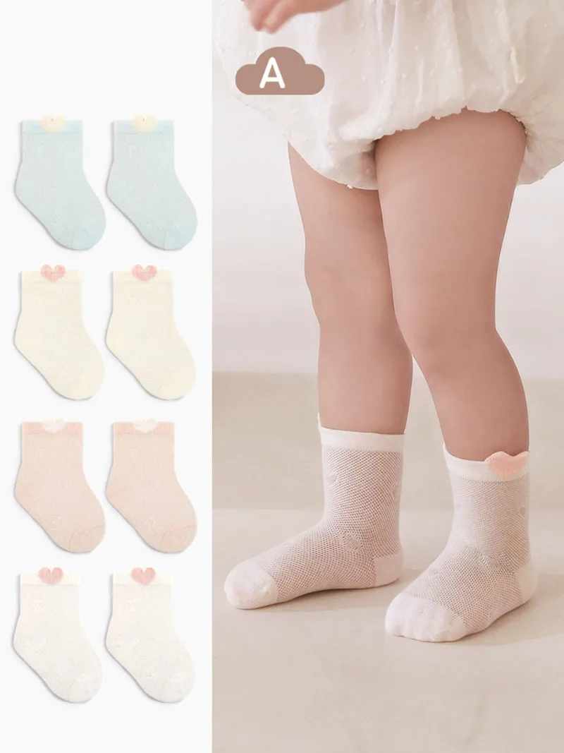 Milancel calcetines de malla sin costuras para recién nacidos - imagen 5