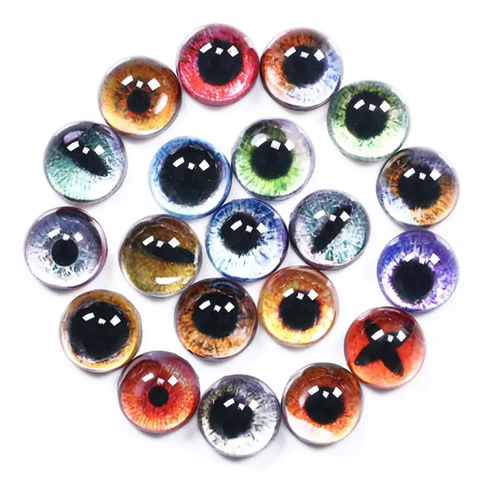 Ojos de cristal para muñecas y manualidades 8mm - imagen 2